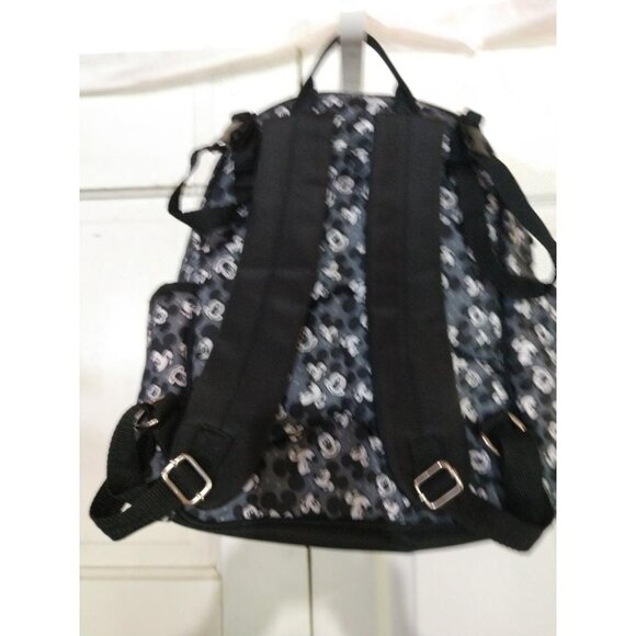 Mickey Mouse Disney-Themed Backpack With Adjustable Straps Black & White Pattern - Picture 5 of 6